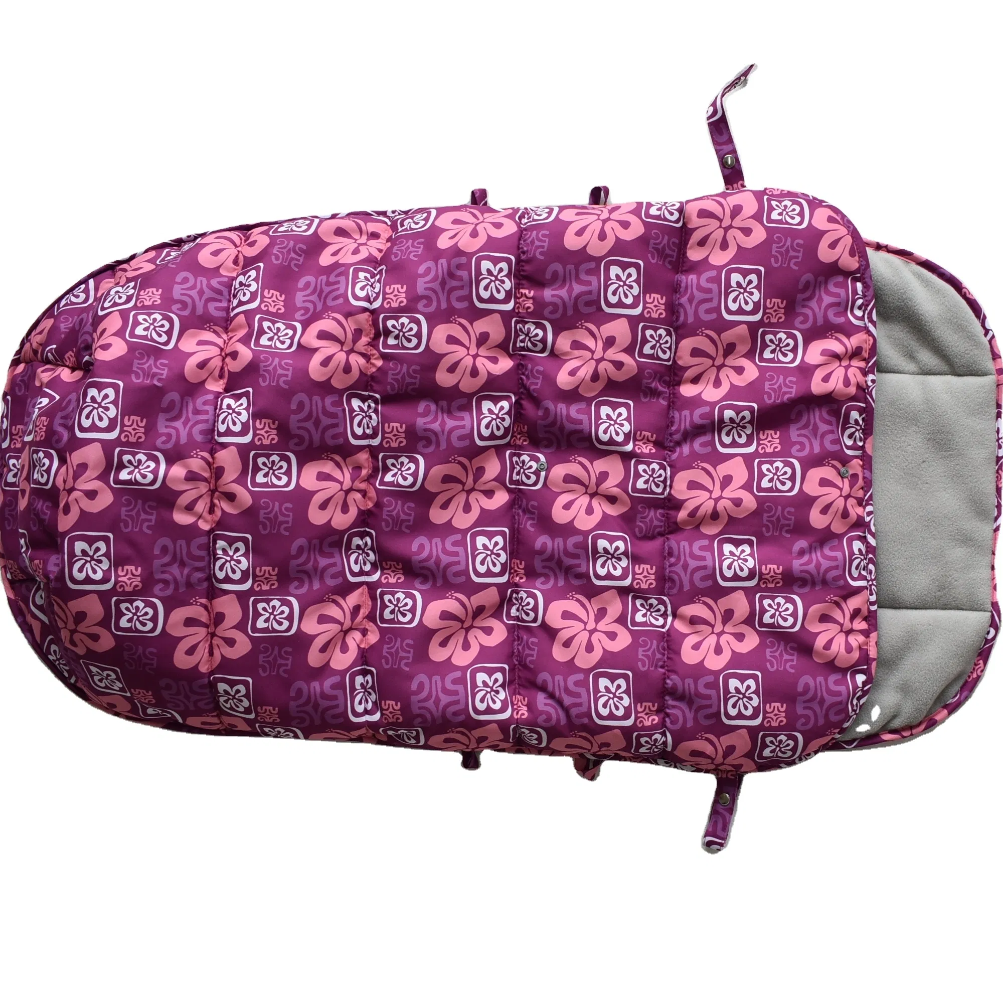 Warm and Soft Sleeping Bag Kids Warm Winter Stroller Footmuff Sherpa Lining