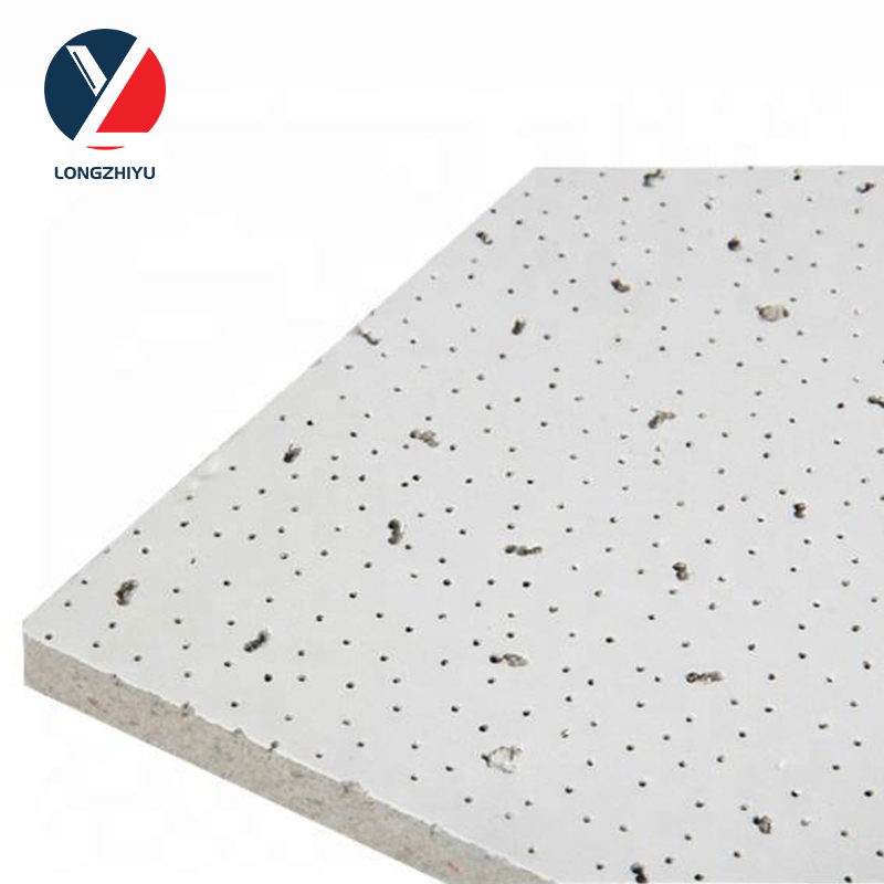 Lower Price 595*595mm Mineral Fiber Board Ceiling Tiles