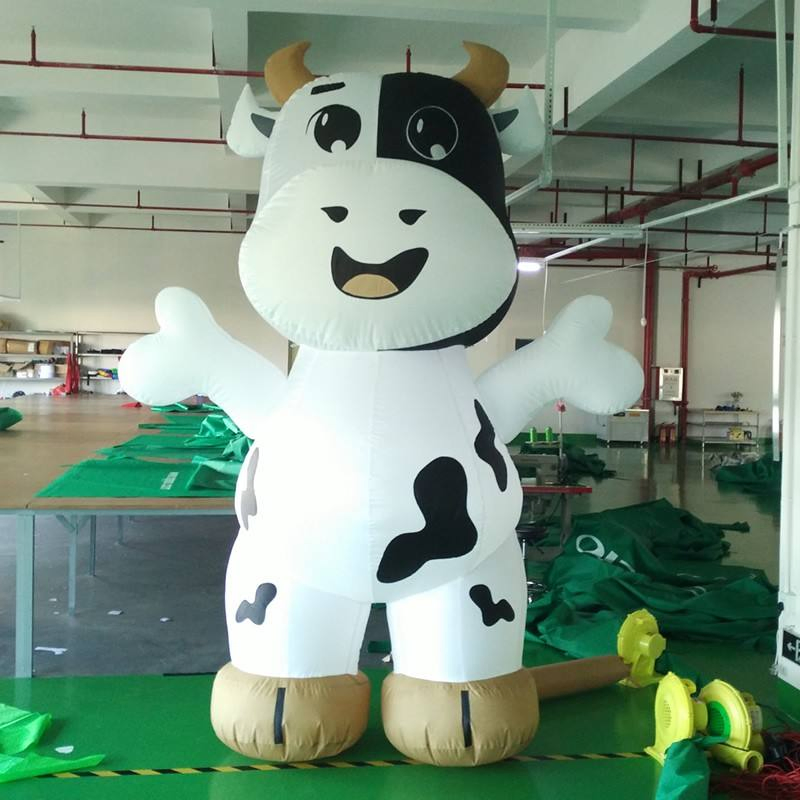 Custom Model Advertising Inflatables Toy Animal Costume Cartoon Man Door Bow for School Child Player Inflatable Doll Dolls Gaint Inflatable Slide