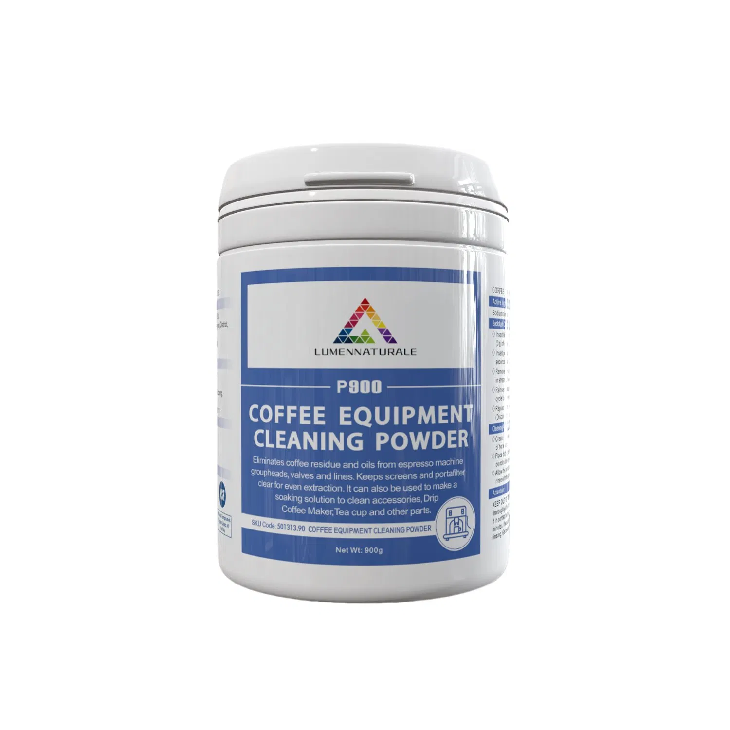 Coffee Machine Cleaning Powder All-Natural Detergent Cleaner Powder Safe for Machine Parts