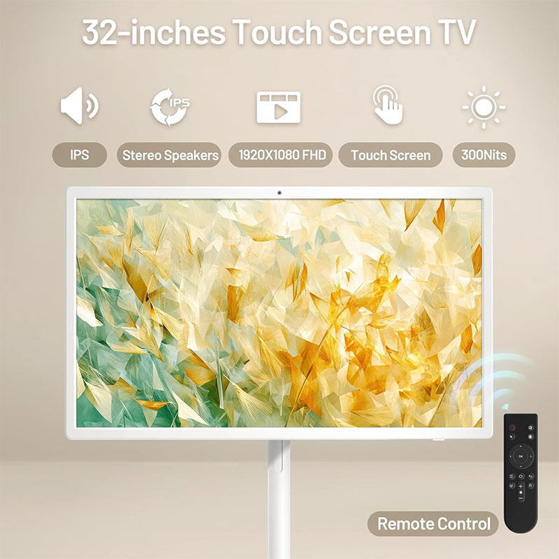 32-дюймовый Android Smart TV с сенсорным экраном и батареей