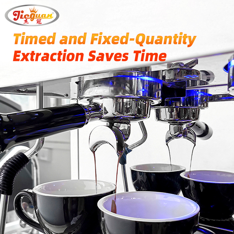 K202t Expresso Coffee Machines Stainless Steel Cover Color Display Screen Semi-Automatic Espresso Coffee Machine