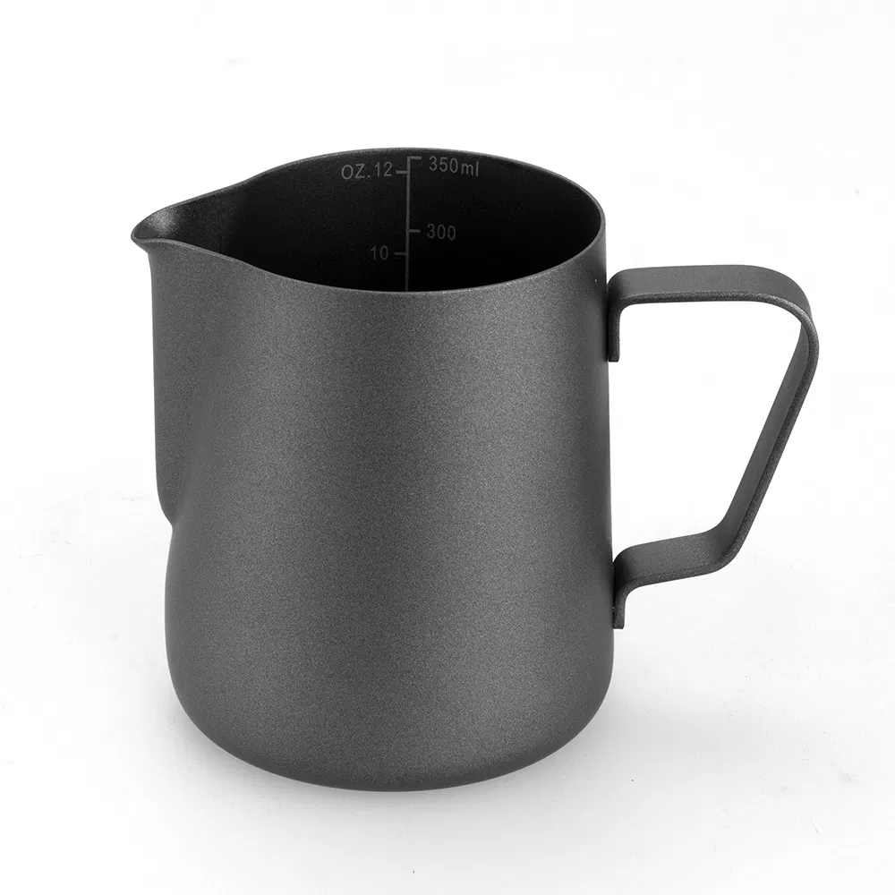 Stainless Steel 304 Milk Pitcher for Hotel & Restaurant for Teflon Coating with Volumetric Scale