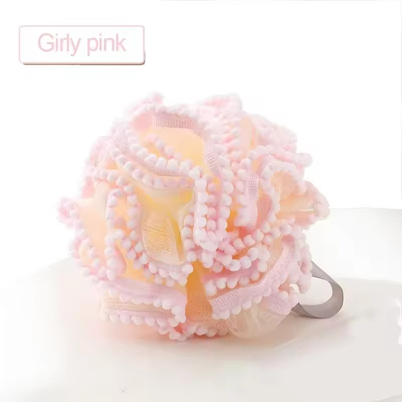 Bath Sponge Shower Mesh Exfoliating Loofah Household Cleaning Tools & Accessories Bath Ball