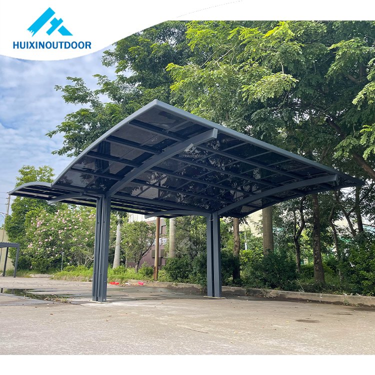 Gaeden Outdoor Decorative Pergola Roof Carport Systems Aluminum Pergola Carports for Car Parking Carport Aluminium Solar