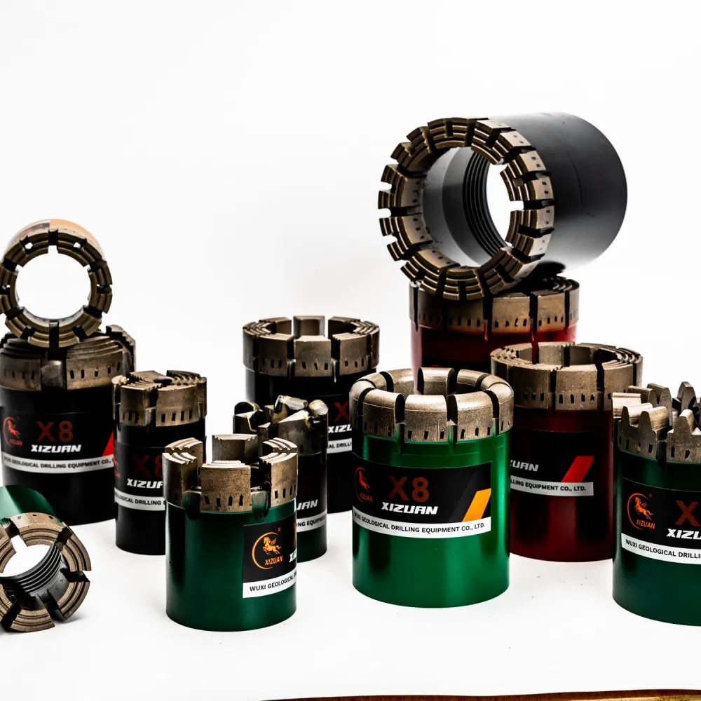 Aq Bq Nq Hq Pq Hardware Hole Saw Hammer Drill Surface Set High Hardness Vertical Spindle Diamond Core Bits