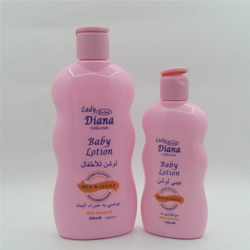 Parya 500ml and 250ml Diana Baby Lotion with Vitamin E Mild Gentle
