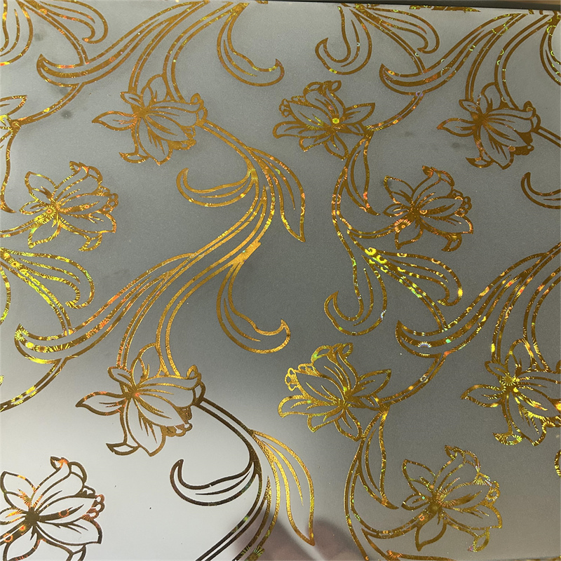 Decorative Glass 3.5mm 4mm 4.5mm 5mm Golden Acid Etched Ice Flower Glass Sheet
