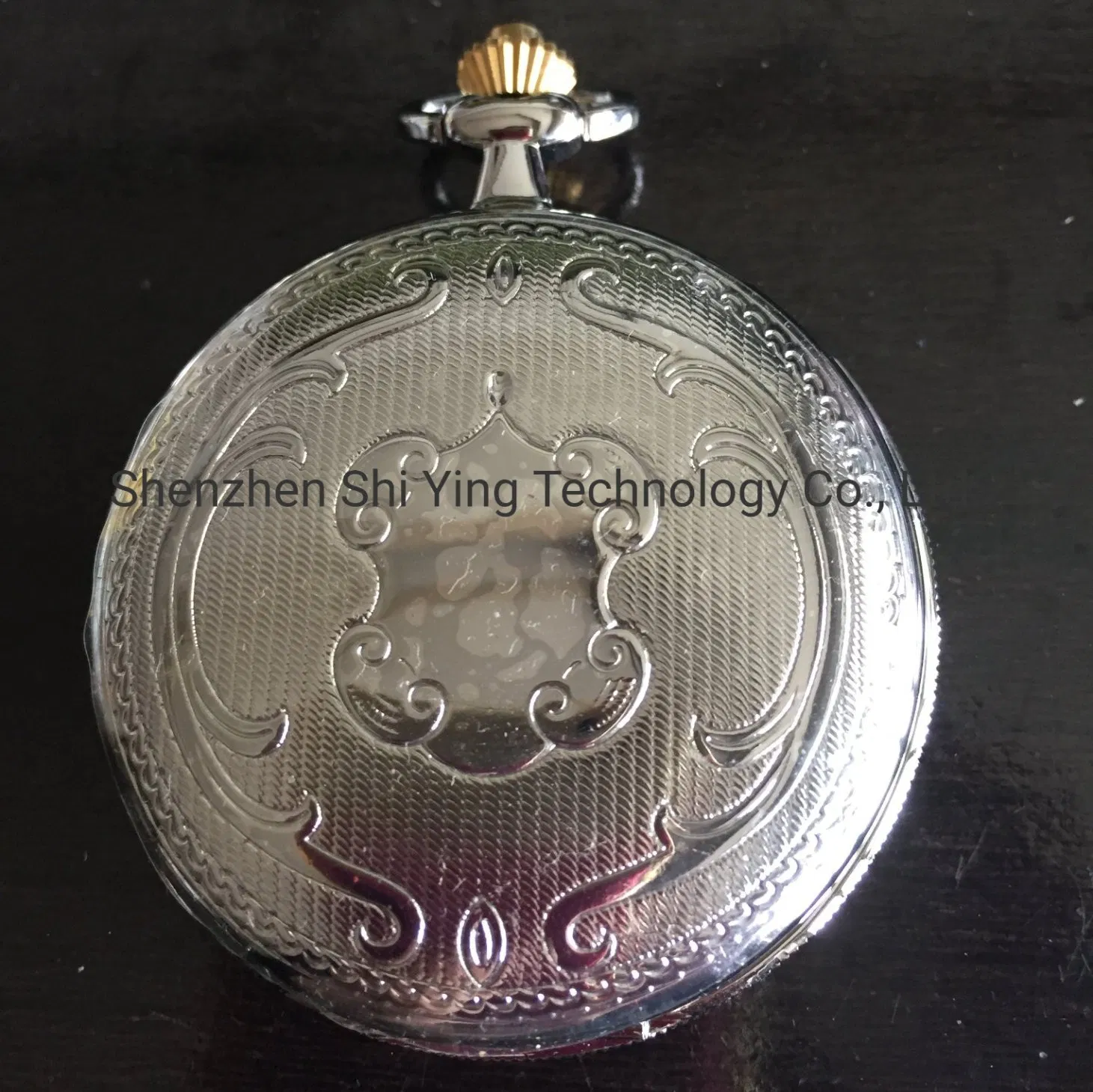OEM Best Quality Brass Round Gold Pocket Watches with China Watch Factory