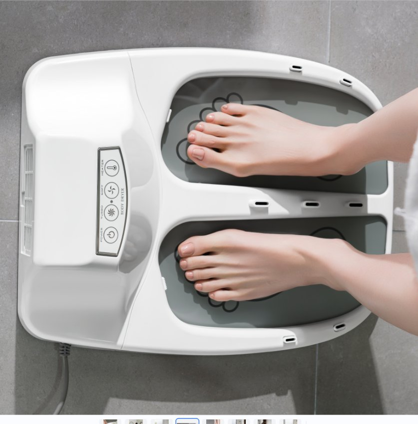 Foot Switch PTC Heating Mini Adjustable Body Hair Hand Dryer