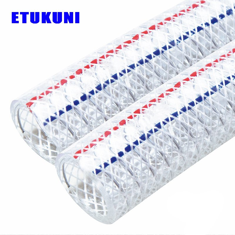 Factory Manufacturer Medical Grade PVC Steel Wire Polyester Fiber Composite Reinforced Hose Small Bending Radius for Oil-Absorbing with Connector