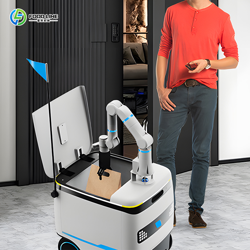 Low Price Smart Street Autonomous All-Round Contactless Outdoor Food Delivery Robot