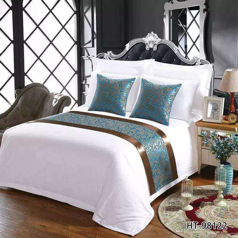 China Supplier Custom Luxury and Beautiful Bed Runner for Hotel