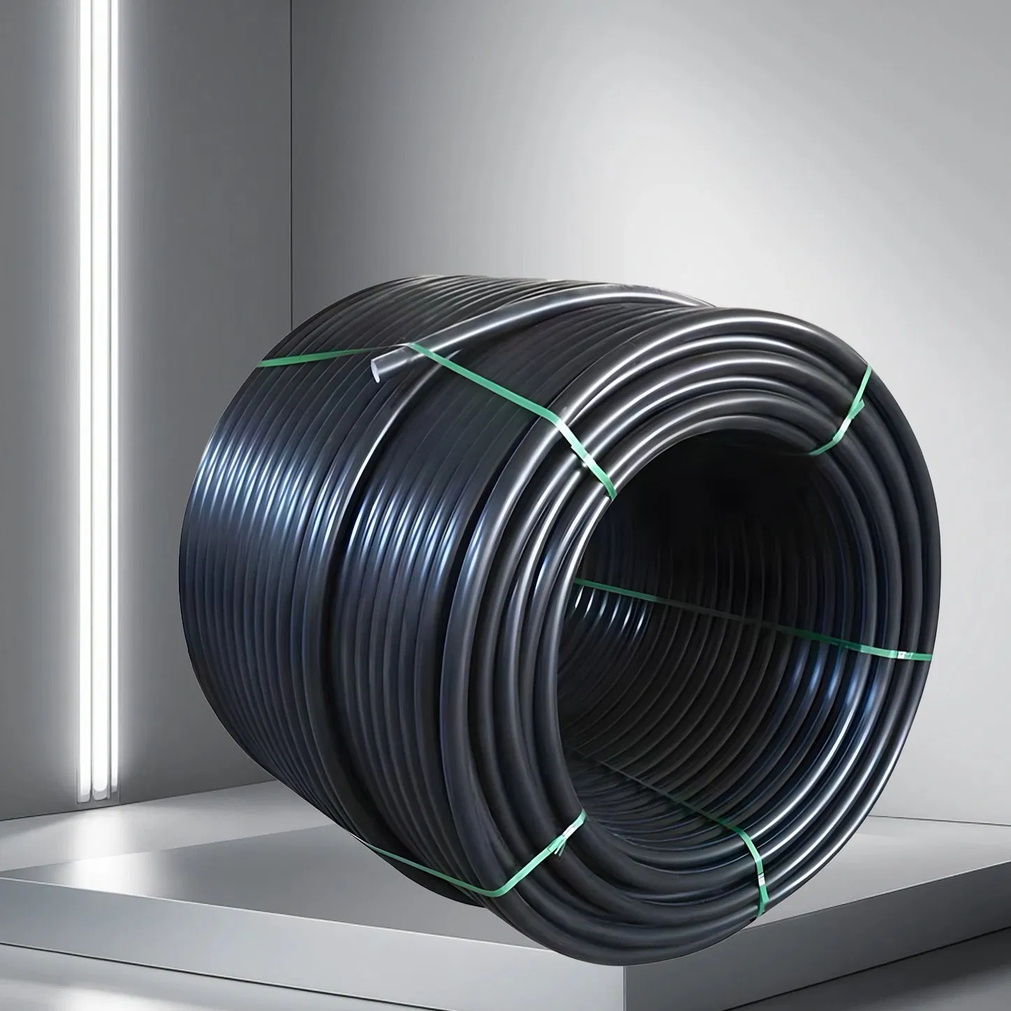 Heavy Gauge HDPE Pipe Impact Resistant for Basement Sump Drainage