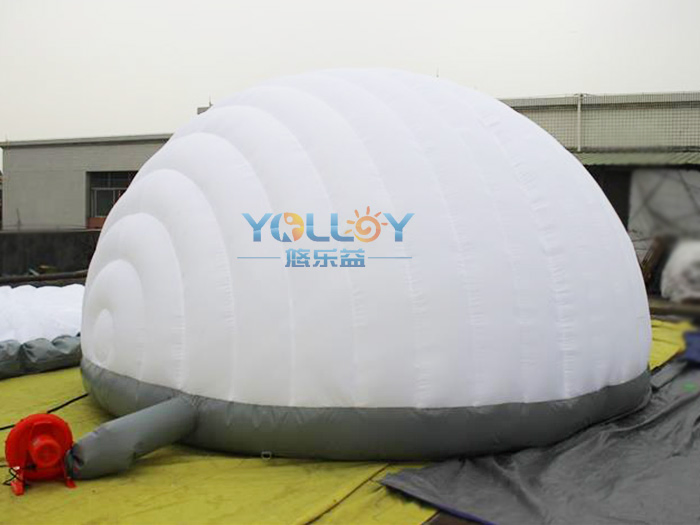 Half-Moon Shape Inflatable Vaulted Tent