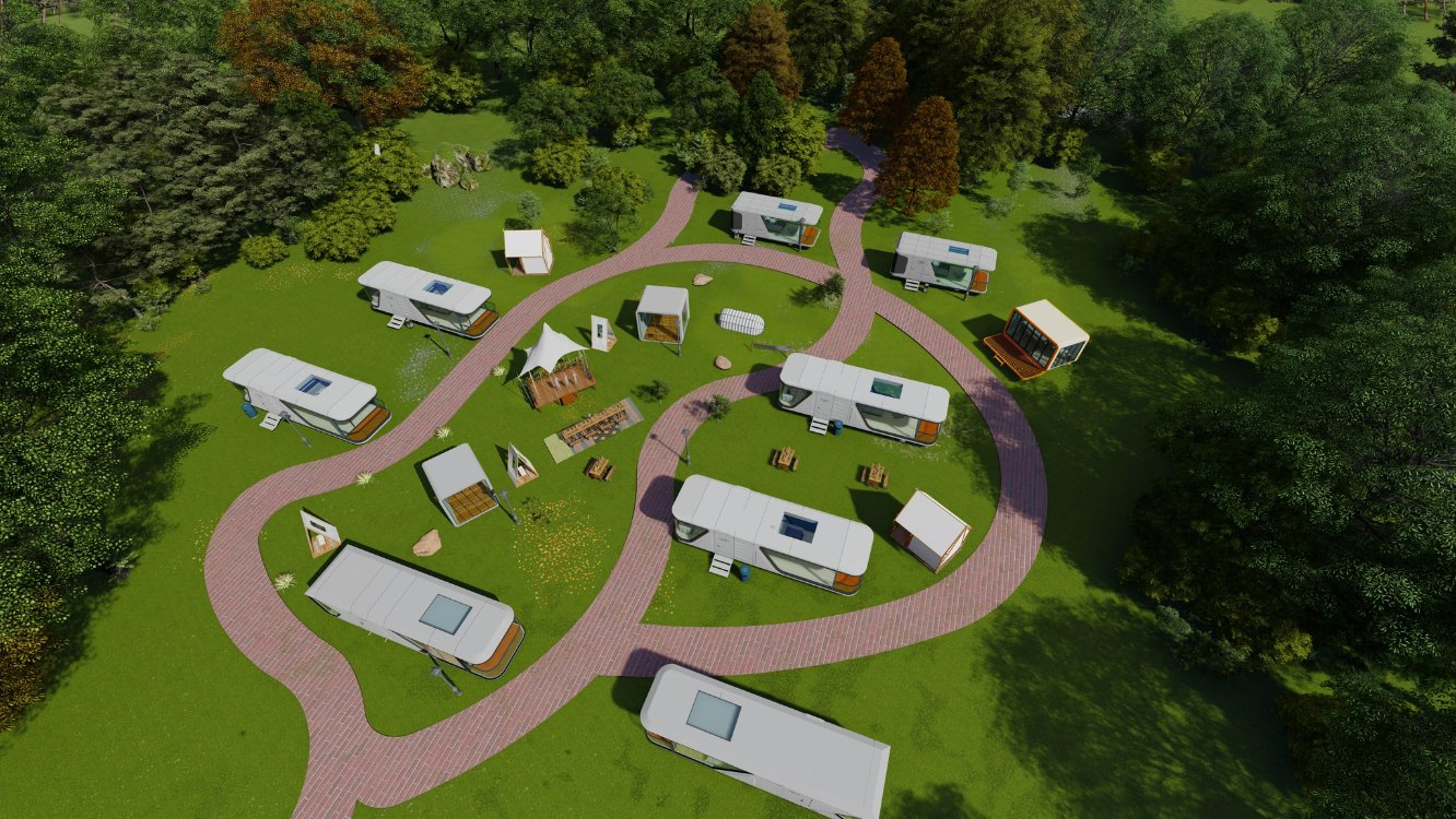 Fashion Luxurious Design Camping Capsule