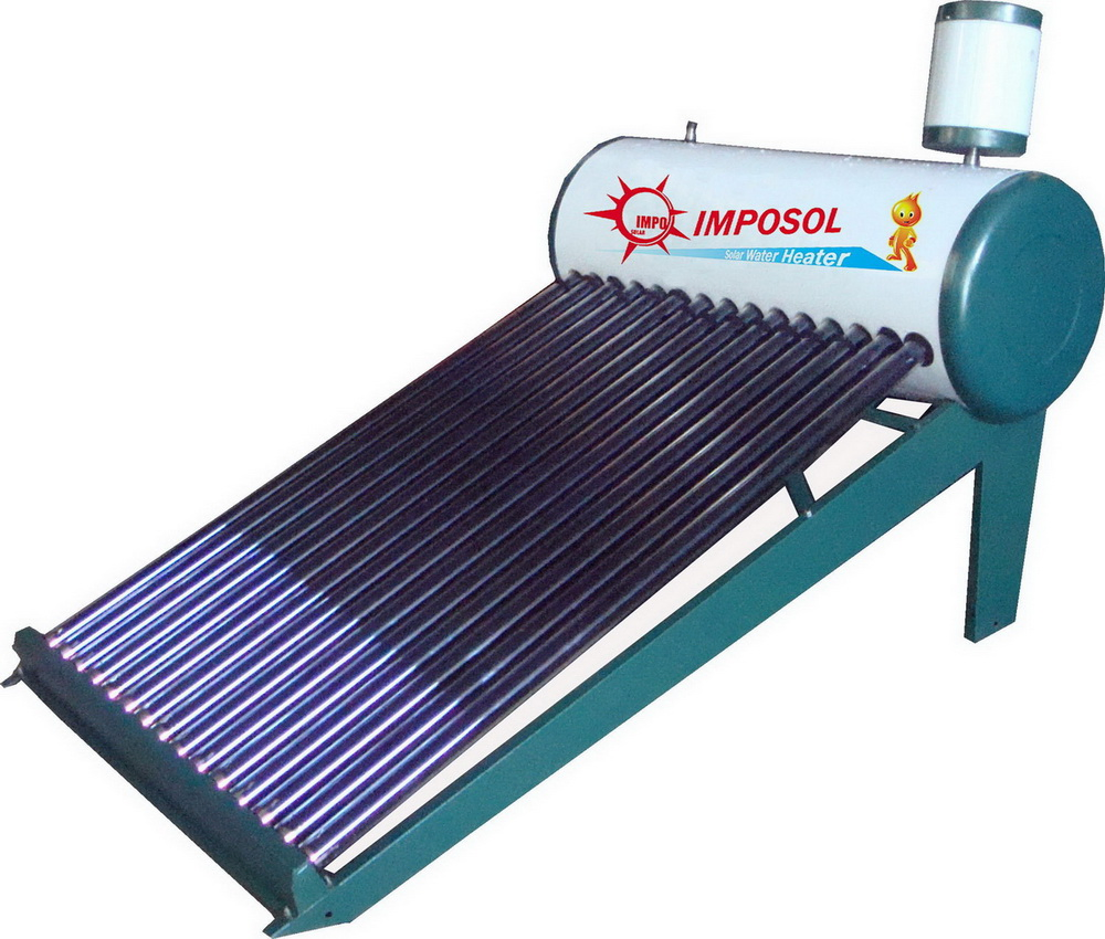 100L-300L Non-Pressure Galvanized Steel Heat Pipe Vacuum Tube Solar Energy Water Heater