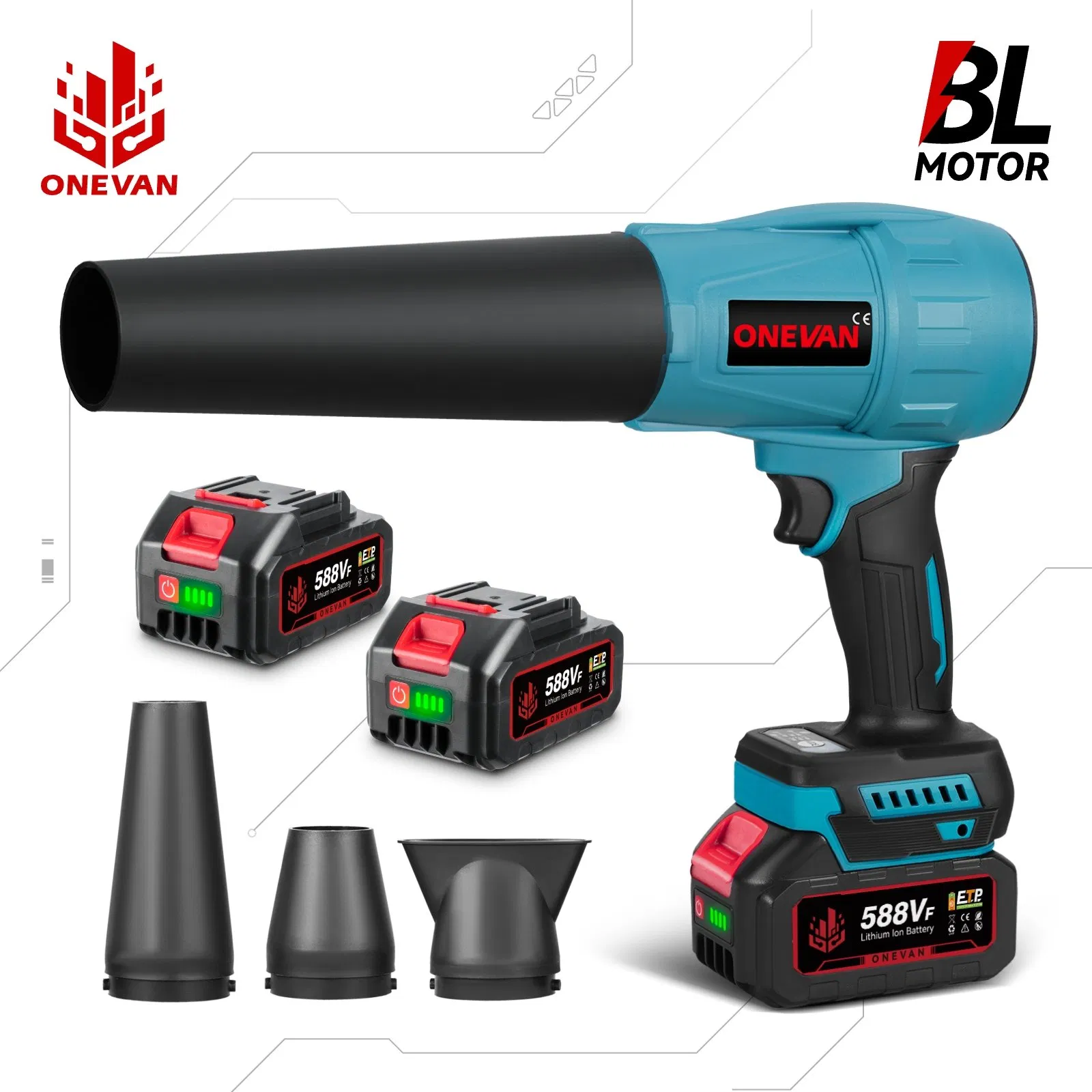 Powerful Qizao Customized Electric Leaf Blower for Efficient Yard Cleanup