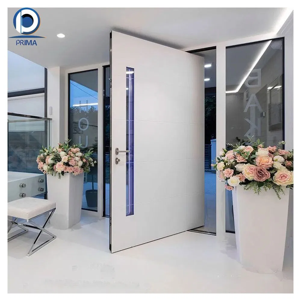 Звукоизолированная входная дверь с цельностеклянным полотном