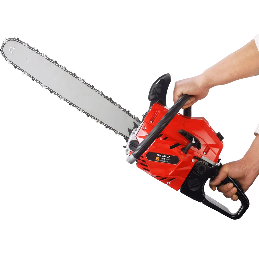 Gasoline 2-Stroken Chainsaw 58cc 3.4HP 18 20 22 Inch Bar