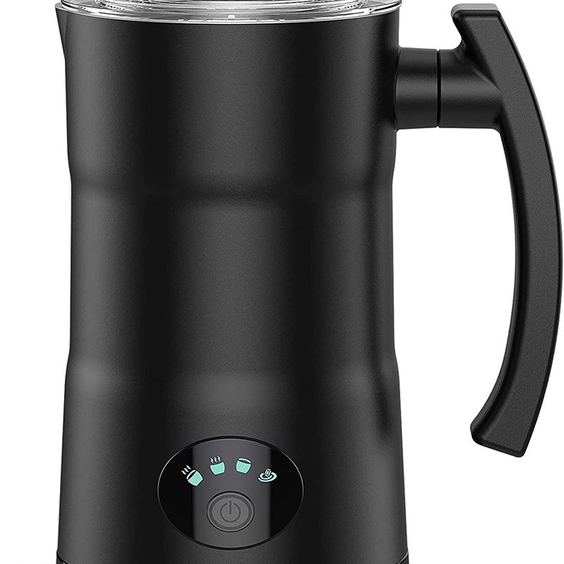Cafe-Quality Milk Frother (SMF-02) - Cold/Hot Froth + Milk/Chocolate Heating, Global Plugs