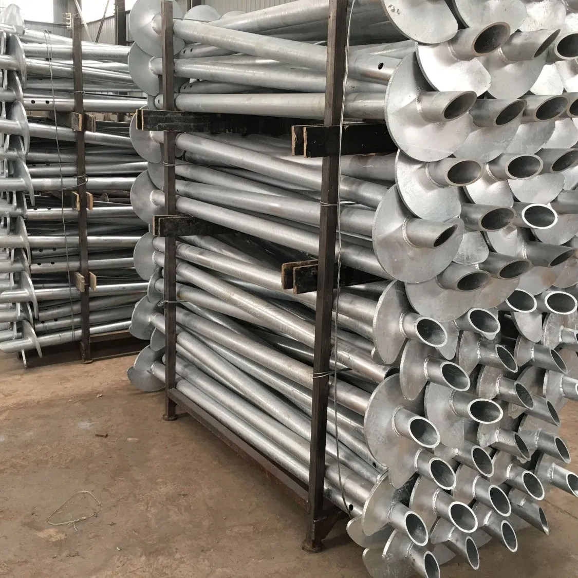 Round Shaft Helical Piles for Foundation Restoration