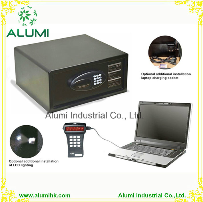 Hotel Room Fireproof Safe Box with Big LED Display 15-Inch Notebook