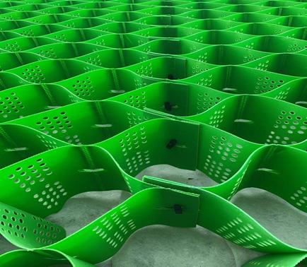 100mm 150mm 200mm High Textured Performated HDPE Geoweb Honeycombed Gravel Grid Plastic Geocell Direct Factory Price