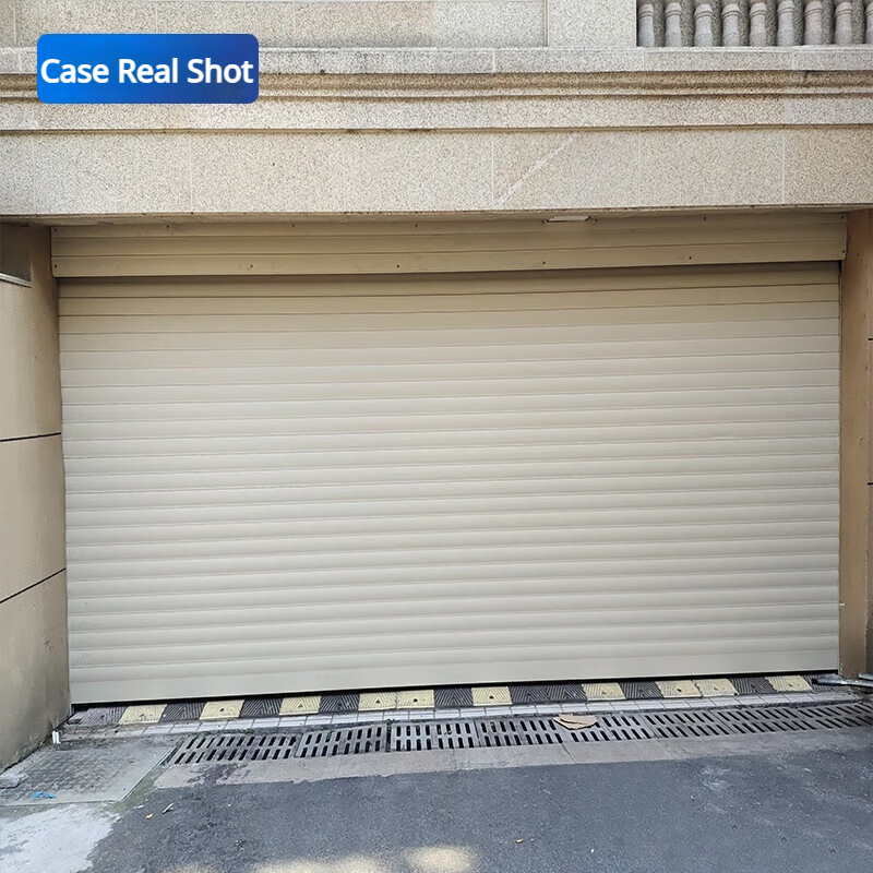 Double-Layer Hollow Aluminum Garage Hotel Industrial Rolling Shutter Door High Speed Door