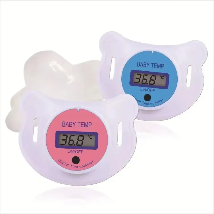 Digital Pacifier Thermometer for Babies with Fever Alert and Quick Temperature Reading