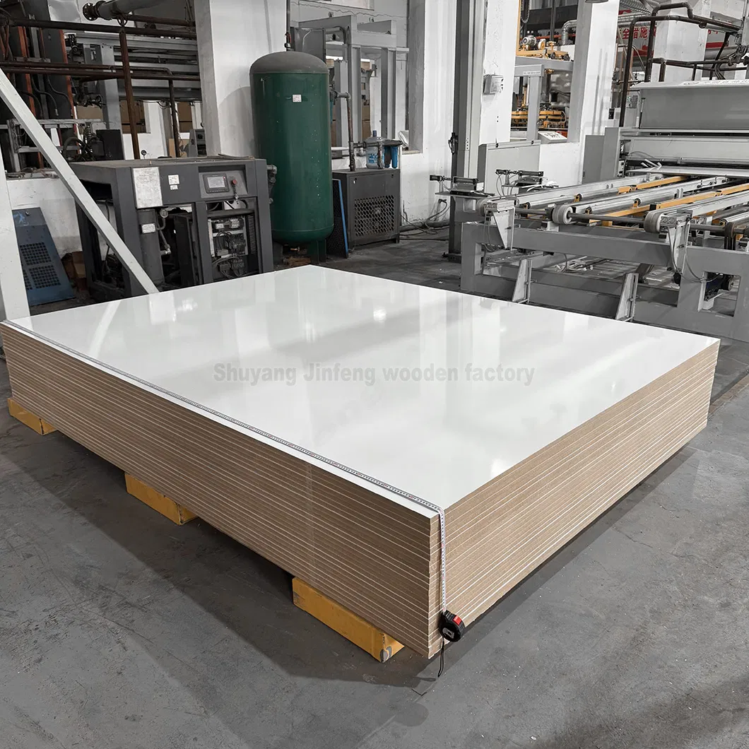 2100X2800 2100*2800 7FT*9FT White Color Glossy Matt Embossed Fabic Melamine MDF