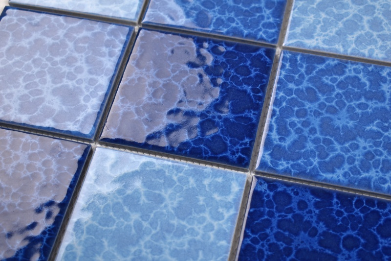 Durable and Stylish Glossy Swimming Floor Mosaic Tiles for Pools