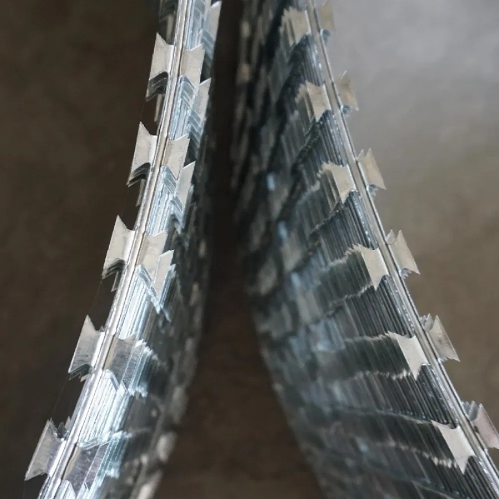 High Security Bto-16 Concertina Wire Mesh Roll Hot Dipped Galvanized for Perimeter Fencing Anti Intrusion and Boundary Defense with Razor Sharp Edge Technology