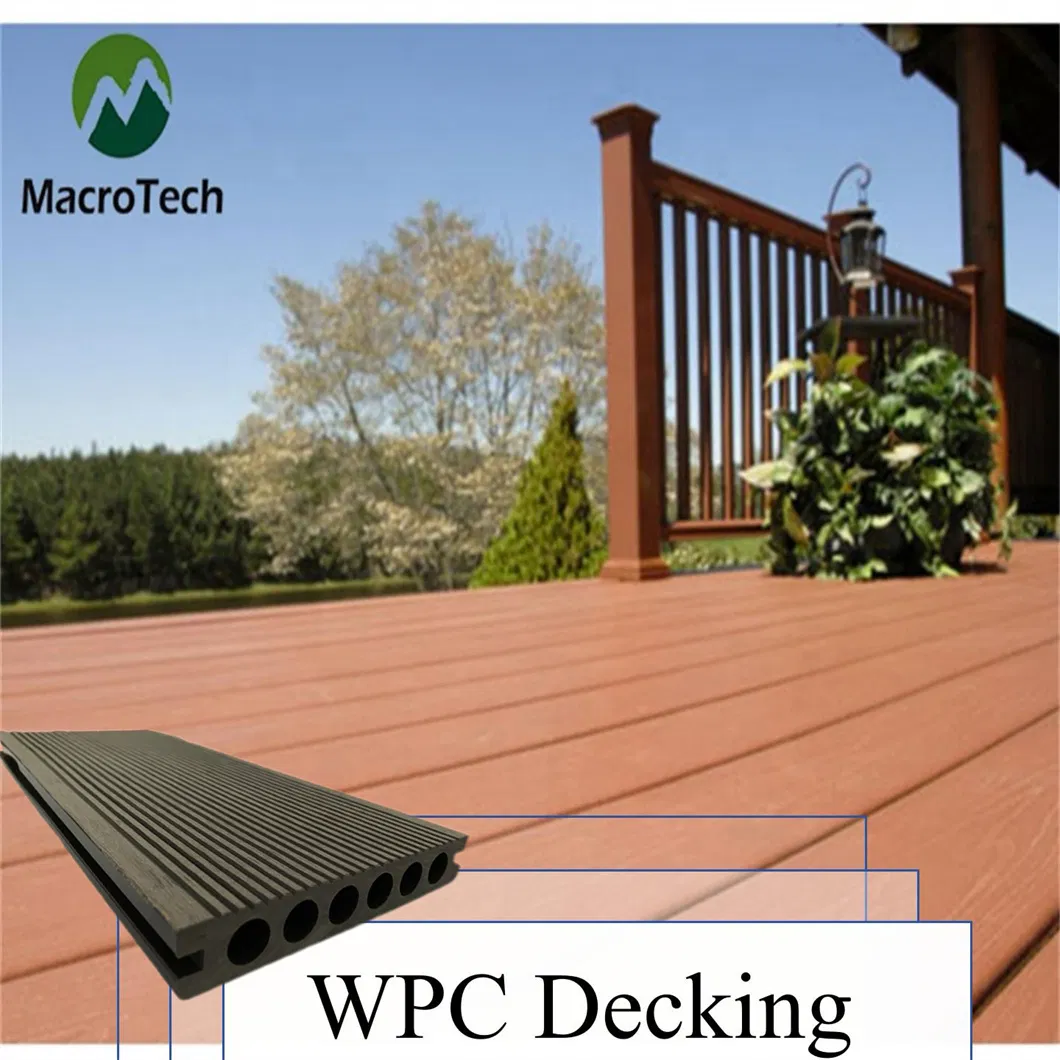 Outdoor Deck Plastic Wood Anti-Slip Traditional 3D Embossed Pool Deck Flooring