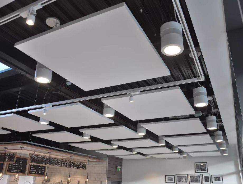 Acoustic Solo Cloud Rectangular Acoustic Cloud for Office Free-Hanging Panels
