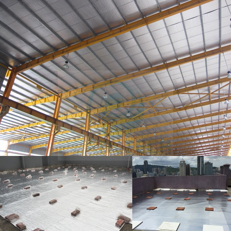 Double Metallised Pet Laminate Bubble for Color Steel Roof Housetop Insulation