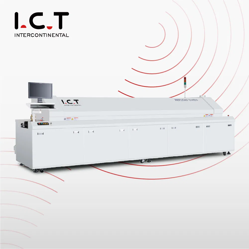 SMT Lead Free Reflow Oven CE Certificate Air Purification for SMD with Temperature Testing