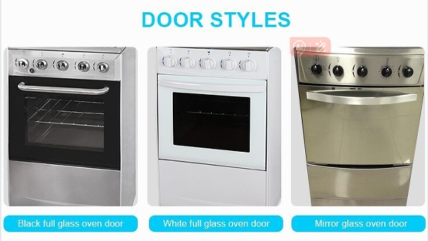 24'' 4 Burner Free Standing Back-Control Baking Electric Stove with Oven