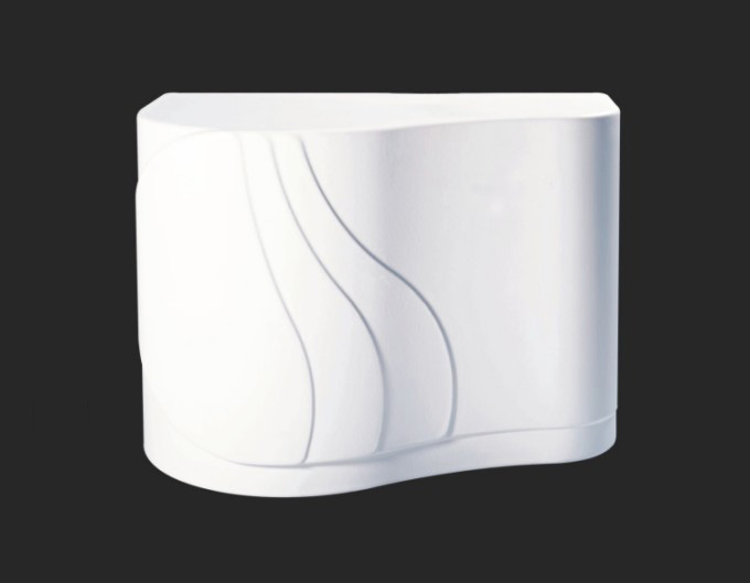 Hotel White Automatic 1600W Matel Hand Dryer with CE Certificate