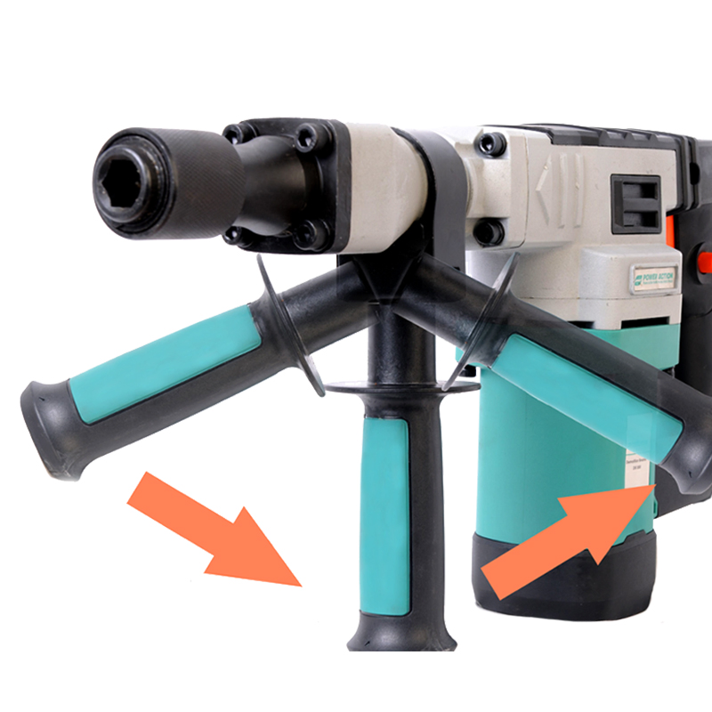 220-240V Electric Rotary Road Breaker SDS Hex Impact Drill Demolition Breaker