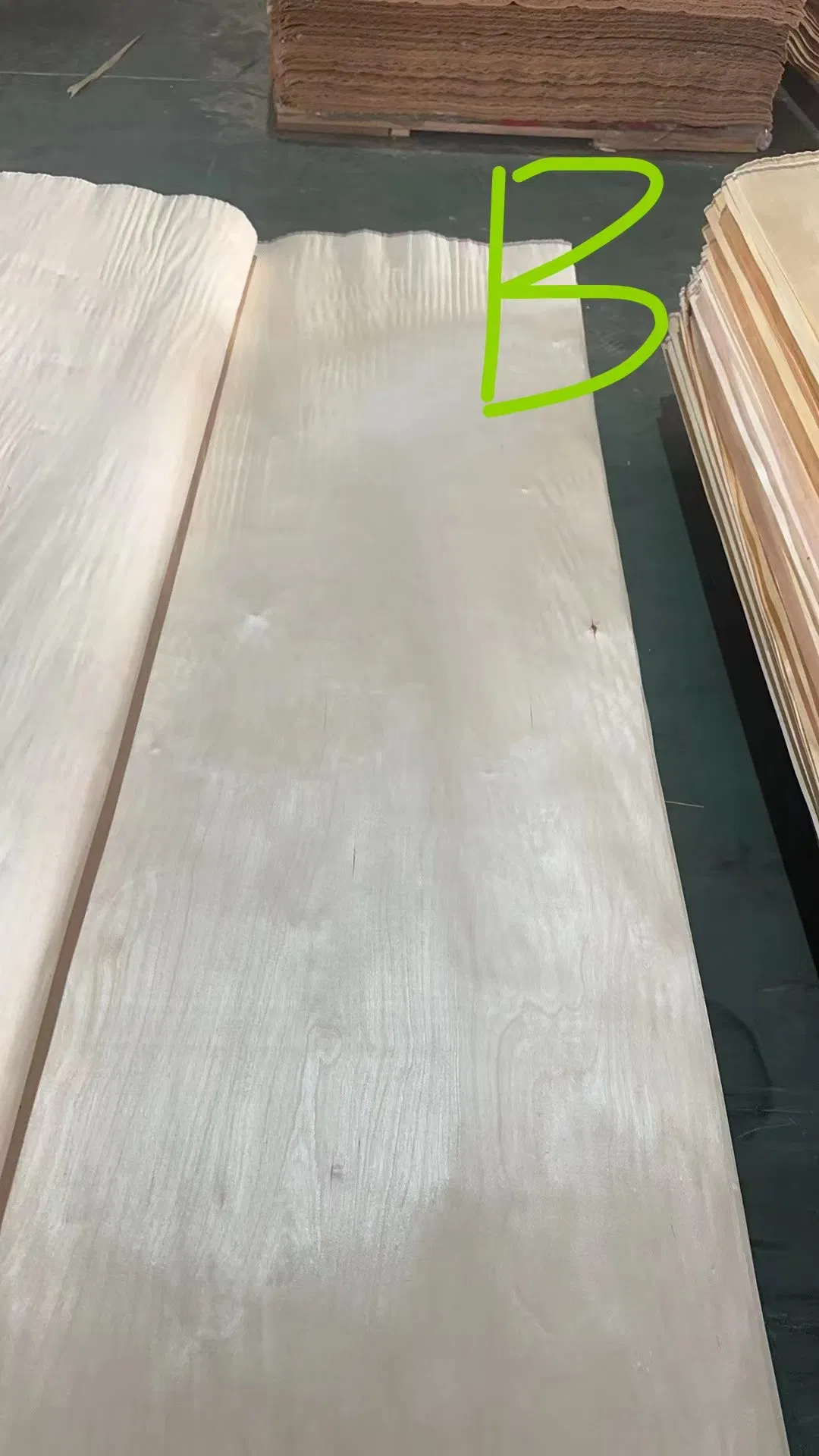 Face Red Oak Beach Veneer Poplar Wood Veneer in Linyi China