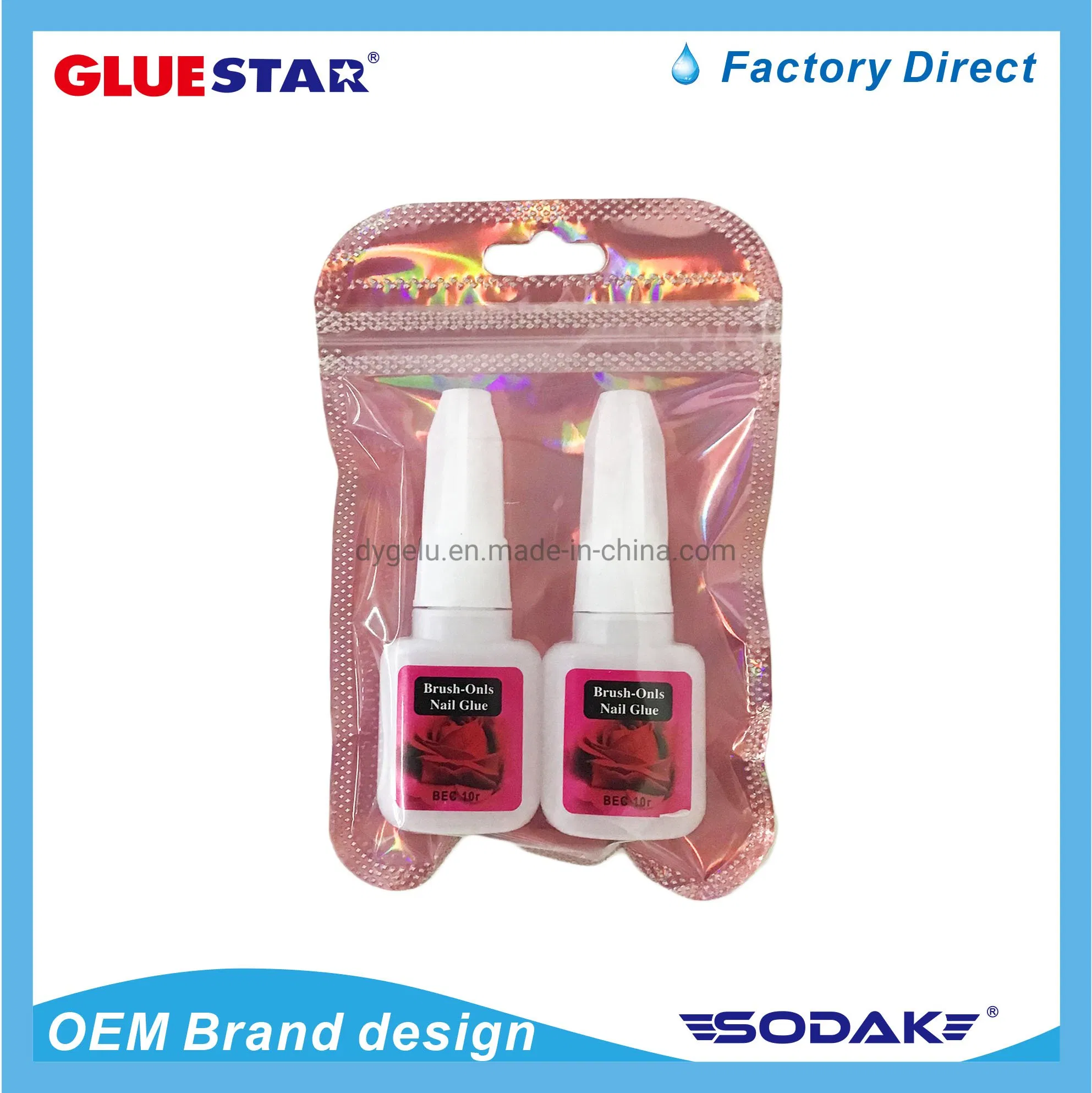 High Quality Wholesale Customized Multiple Colors Nail Tips Glue Gel Suppliers
