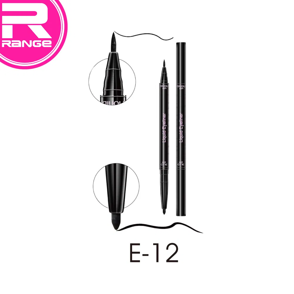 Duo Ended Eyeliner Twist Eyeliner with Liquid Eyeliner Waterbased Eyeliner