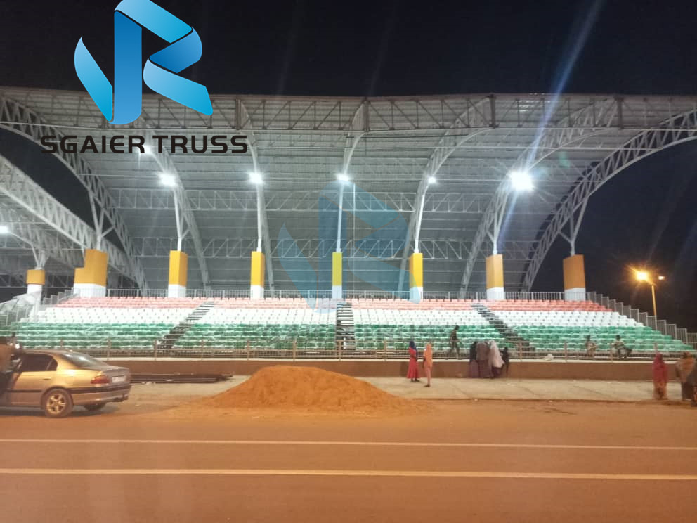 Stadium Football Game HDPE Seats Metal Bleacher Chair Seats with Roof