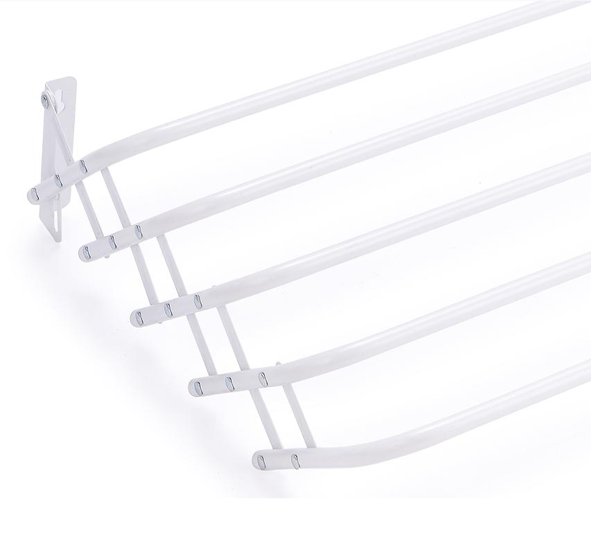 Clothes Drying Rack; Wall-Mounted, Folding, Five Poles; L100cm