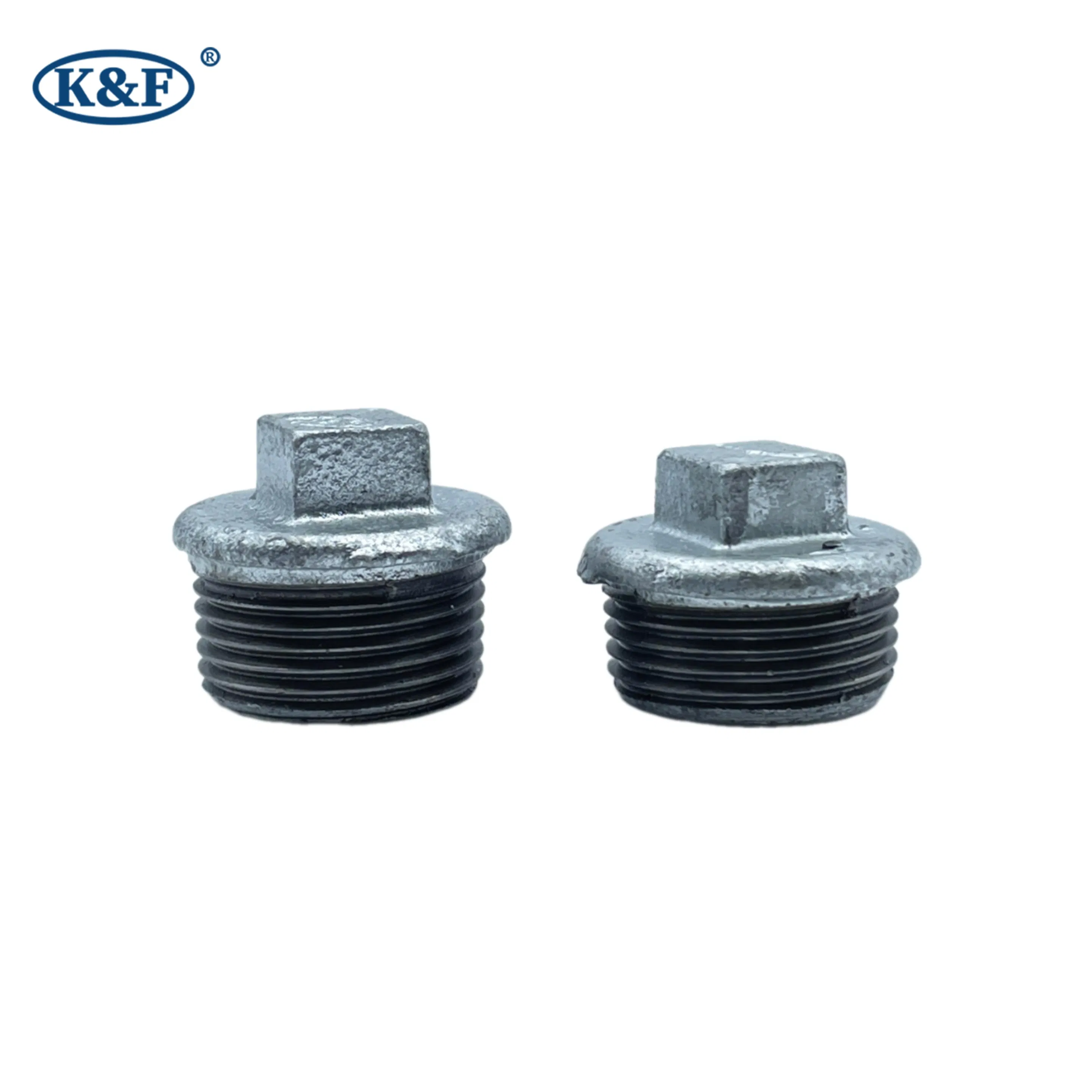 Kanaifu Factory Water System Thread Silver Malleable Galvanized Iron Pipe Fittings Bushing with FM UL