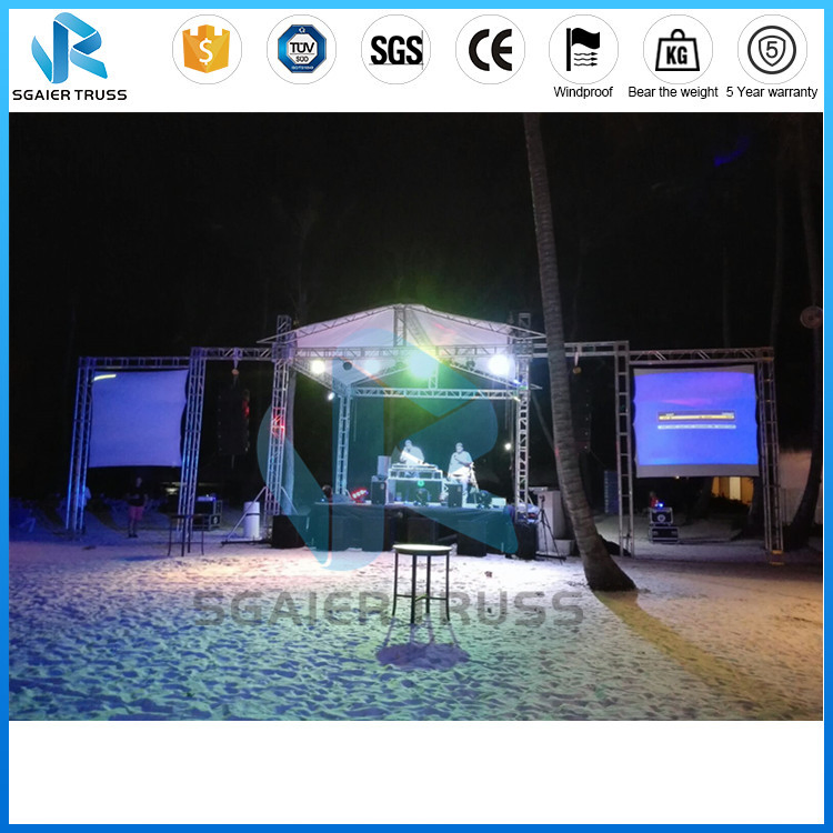 Outdoor Stage Truss System for Lighting and Audio