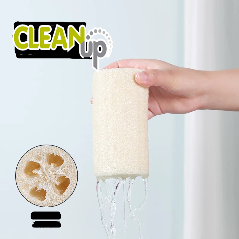 100% Nature Organic Loofahs Loofah Natural Luffa Body Wash Sponge SPA Exfoliating Scrubber