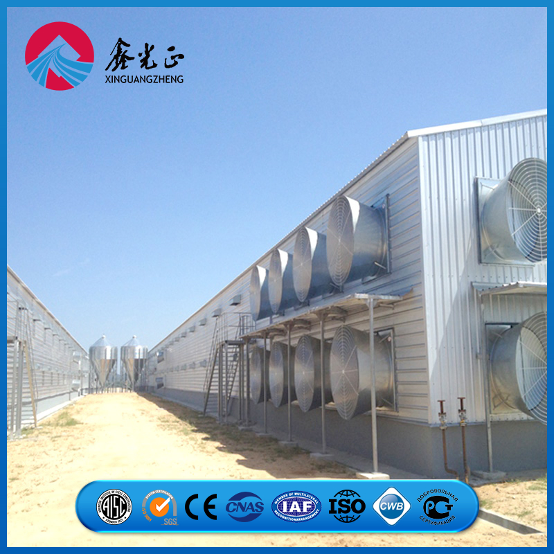 Load-Stabilized Steel Support Frame Prefab Metal Storage Farming Equipment Steel Structure Sheep/Goat/Pig/Hog/Cattle/Cow/Poultry House/Shed