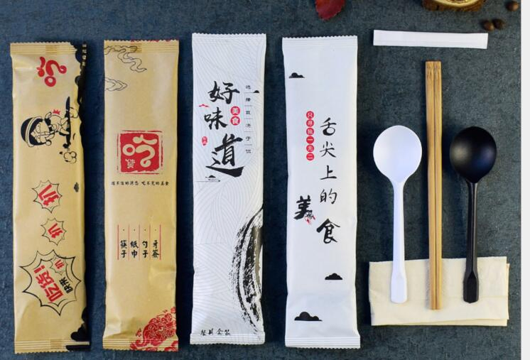 Bamboo Chopsticks Set Pack for Takeaway
